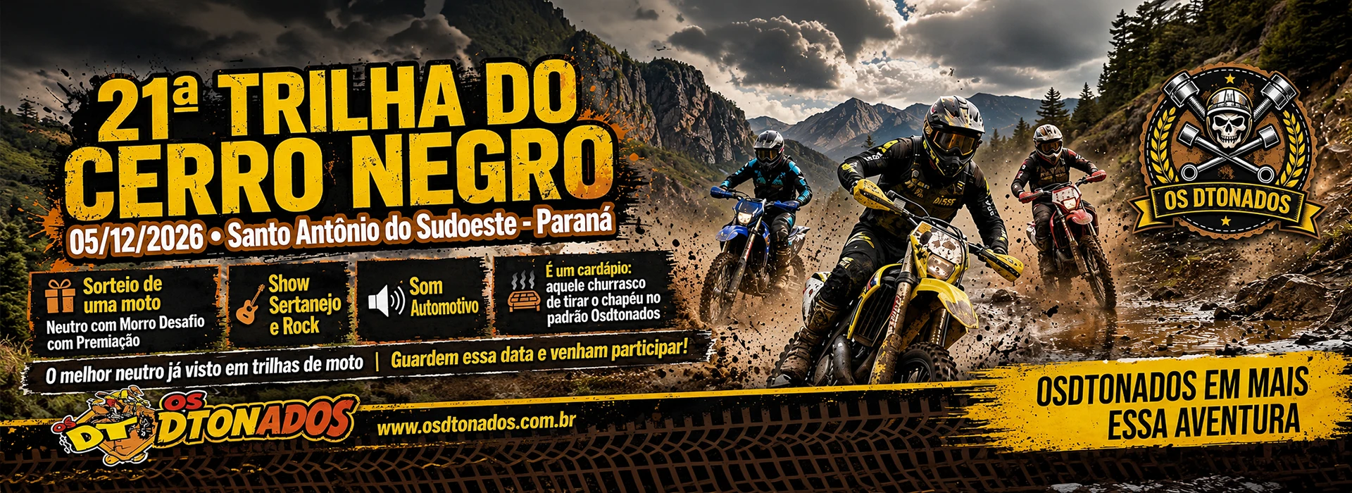 21º Trilhão Cerro Negro - Os Dtonados