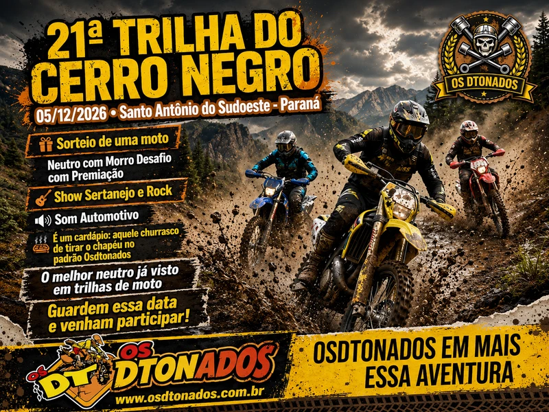 21º Trilhão Cerro Negro - Os Dtonados