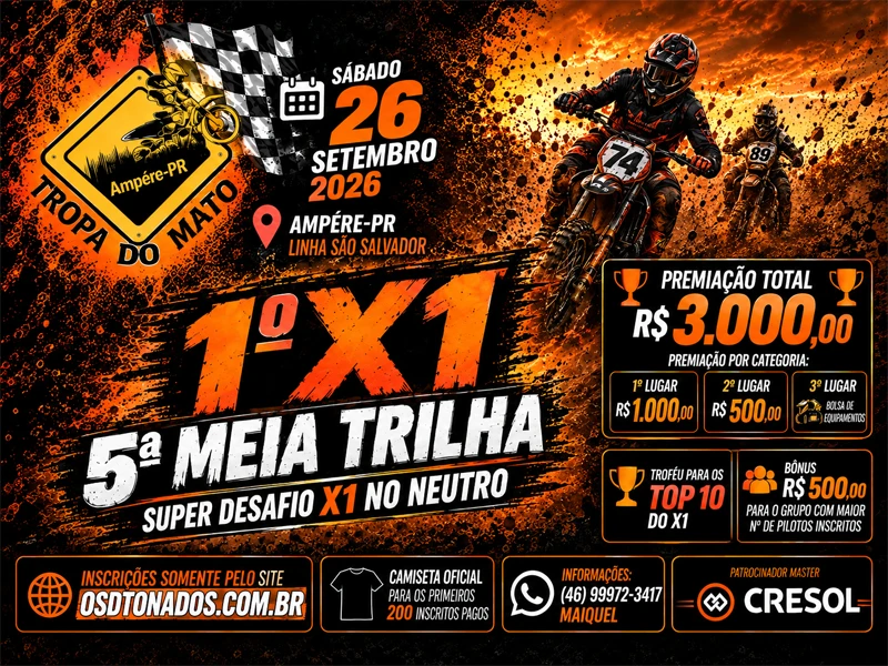1º X1 - 5ª Meia Trilha Tropa do Mato
