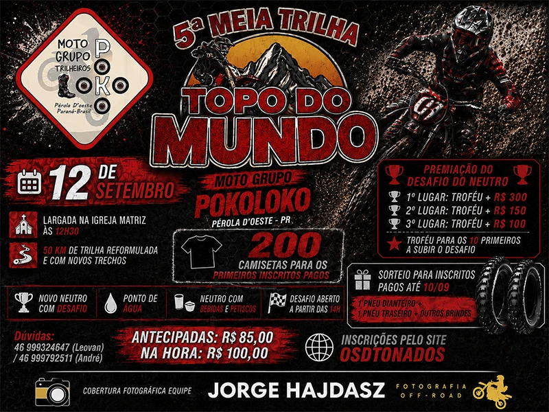 5ª Meia Trilha Topo do Mundo